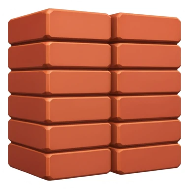 An auto which is full of bricks sticker