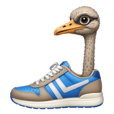  ostrich-in-sneakers sticker