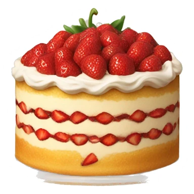 Tarta frutilla  sticker