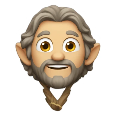 cheering hobbit sticker