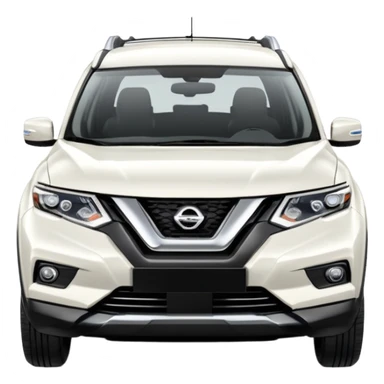 White Nissan Xtrail 2019 sticker