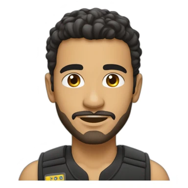 Oussama Ammar qui tiens une pancarte sticker