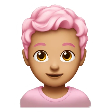 Baby pink hart sticker
