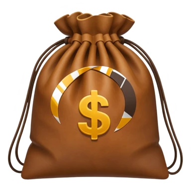 empty cash bag sticker