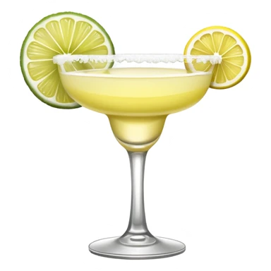 a classic margarita cocktail only one lemon  sticker