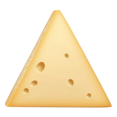 dense full thin parmigiano triangle sticker