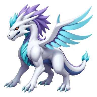 Kyurem-reshiram-suicune-hybrid, full body sticker
