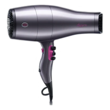 Dyson hair dryer sticker