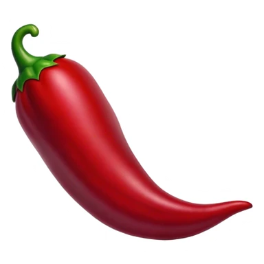 burgundy color hot pepper sticker
