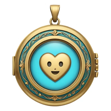 Mini Photo Inside Locket
 sticker