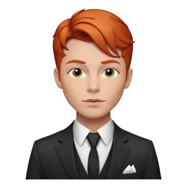 redhead drag king fabulous makeup sticker