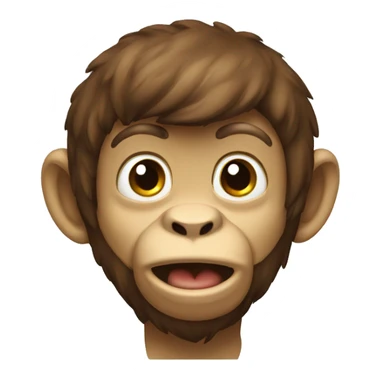 Italiano monkey sticker