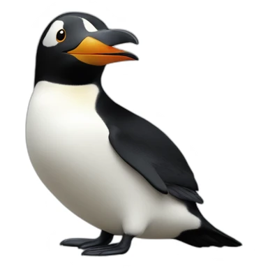 Pingouin en colère sticker