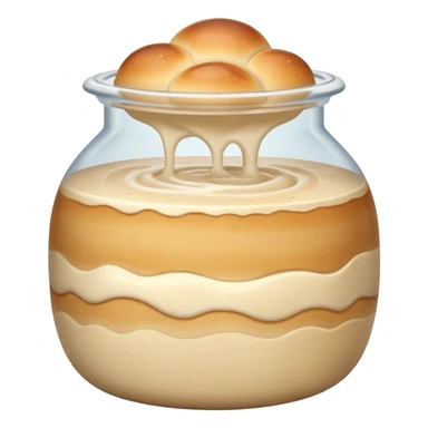 Sourdough starter emoji sticker