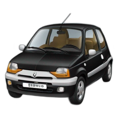 Renault twingo 1993 noir sticker