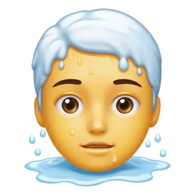 washing face sticker