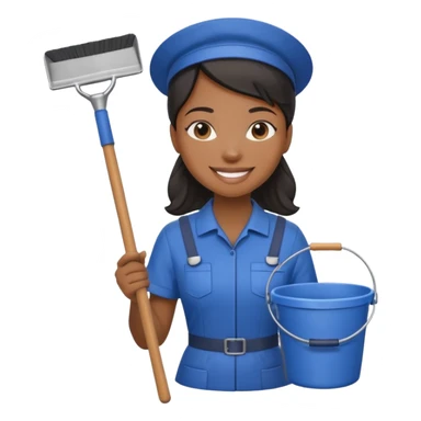 Window Cleaner  black woman sticker