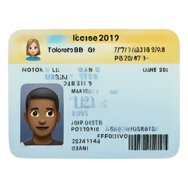 drivers license sticker