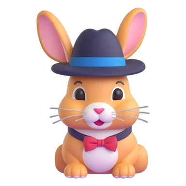 gangster rabbit sticker