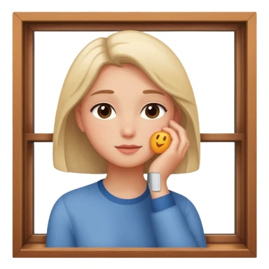 intimate moment by the window sticker