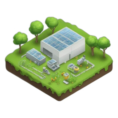 ecological laboratory factory sticker