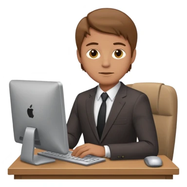 man with lgiht brown hair doing back, round cheeks at work sticker