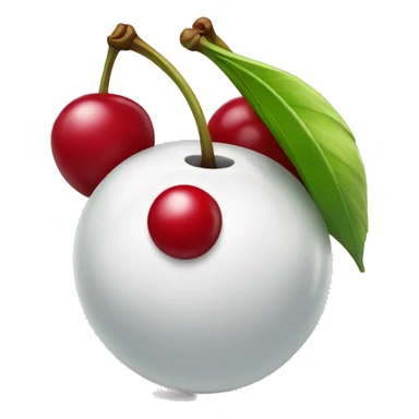 cherry with a bowling  sticker