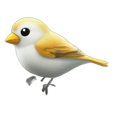 marbles on Stream sparrow sticker