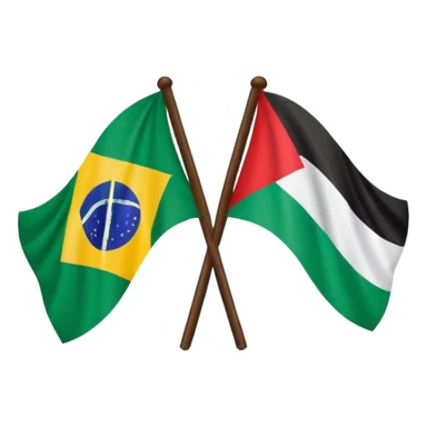 Brazil Palestine sticker