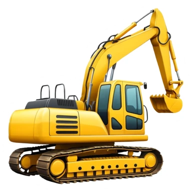 A excavator  sticker