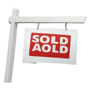 SOLD sign real estate sticker