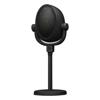 Black background speaking in loudspeaker  sticker