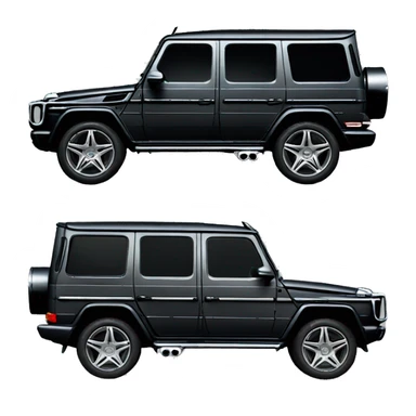g wagon car mercedes black  sticker