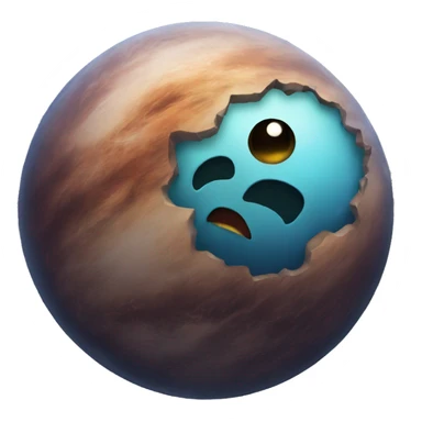 A planet gone mad sticker