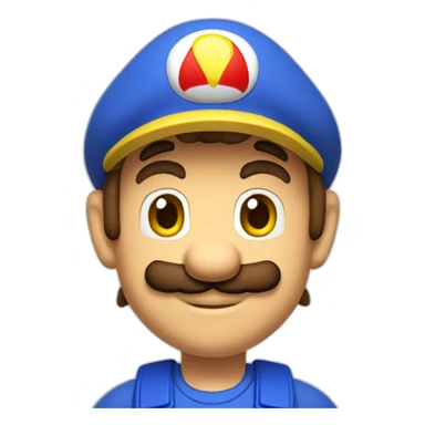 mario-with-banana-hat sticker