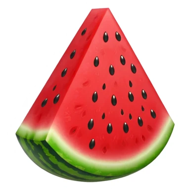 glitter red and green watermelon sticker