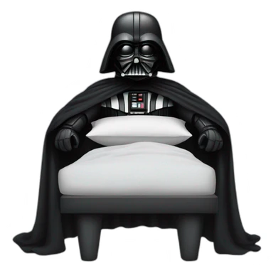 dark vador avec une couche sticker
