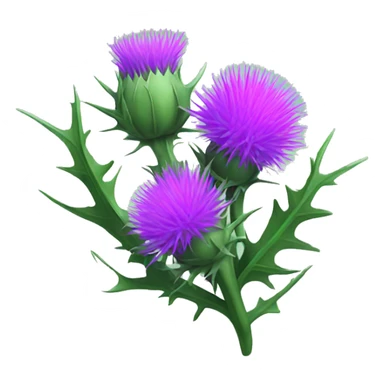 thistle sticker
