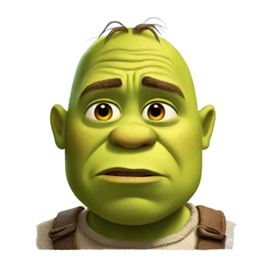 Very sad shrek sticker