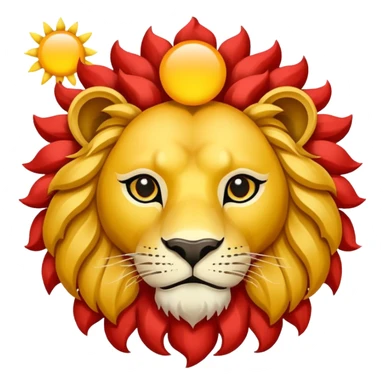 Please create the Iranian Lion and Sun flag? sticker