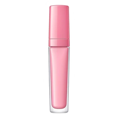 Light pink lip gloss container  sticker