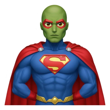 Martian Manhunter from Justice League sticker