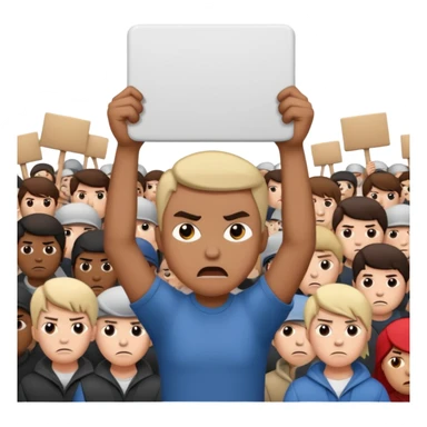 revolution, mass protests, violence, picket movement sticker