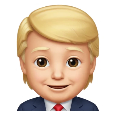 Donald Trump baby sticker