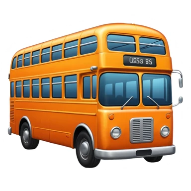 orange bus sticker