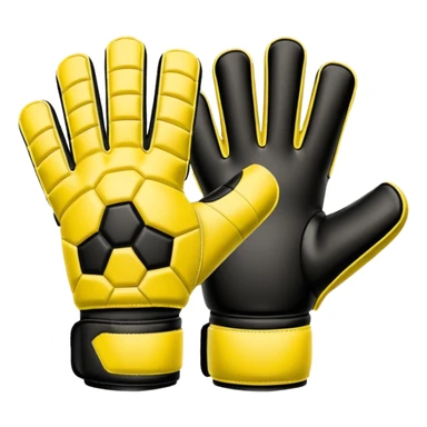 Football goalkeeper gloves sticker