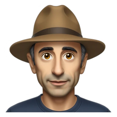 Eric Zemmour avec le chapeau de Mario sticker