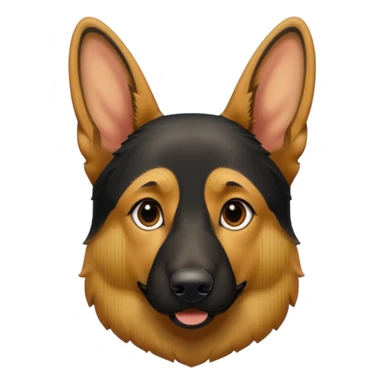 German shepherd sticker