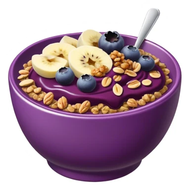 acai bowl wiith no fruits sticker