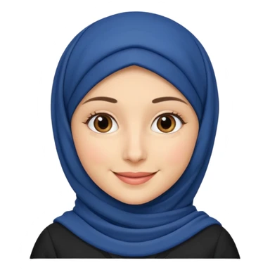 a beautiful French teacher wearing hijab sticker